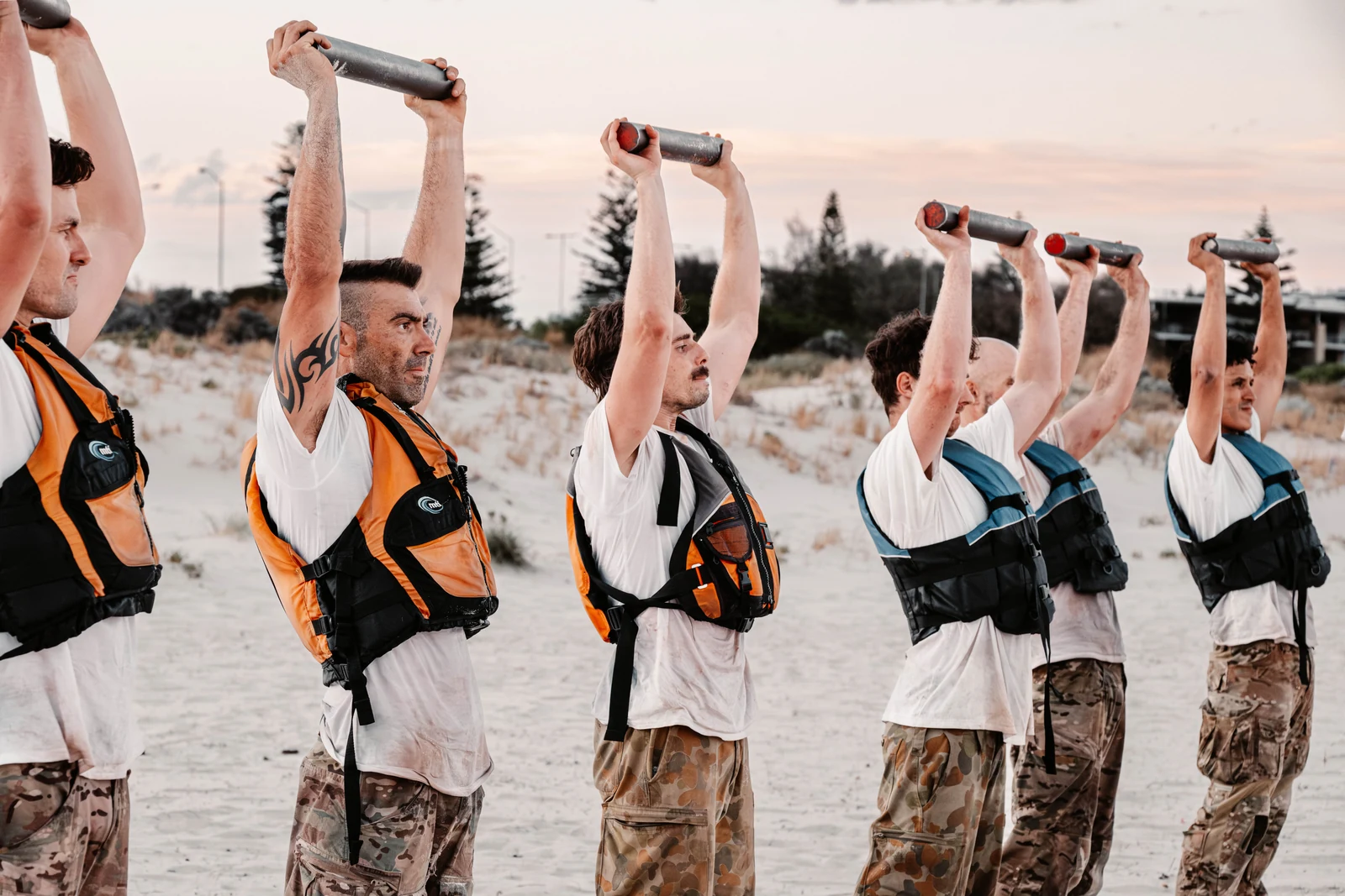 Training on bars at Perth Cadre Camp